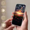 Landschap - Zonsondergang - Bloemenveld Telefoonhoesje iPhone 17 Pro Max klein -sfeer3_NL