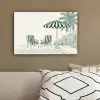 Terras - Illustratie - Groen canvas 2cm klein -sfeer3