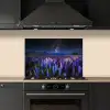 Bloemen - Nacht - Lupine - Sterrenhemel - Paars - Natuur keuken achterwand spatscherm klein -sfeer1