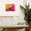 Varken - Bloemkroon - Kimono - Abstract tuinposter los doek klein -sfeer7
