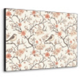 Kersenbloesem - Mus - Roze Textielframe zwart klein 947 -3d