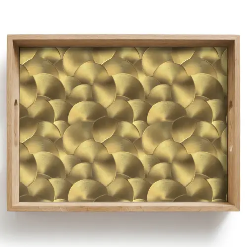 Modern - Cirkel - Goud Dienblad Rechthoek middel 911 -z3d_shopping