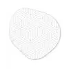 Abstract - Patronen - Design -  Lijn Wandcirkel Organisch Forex 3mm klein 629 -3d