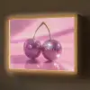 Glitter - Discobol - Roze - Kersen Light Box met batterij (Wandlamp) middel -z3d_website