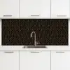 Goud - Zwart - Lijnen keuken achterwand 2 middel 871 -3d