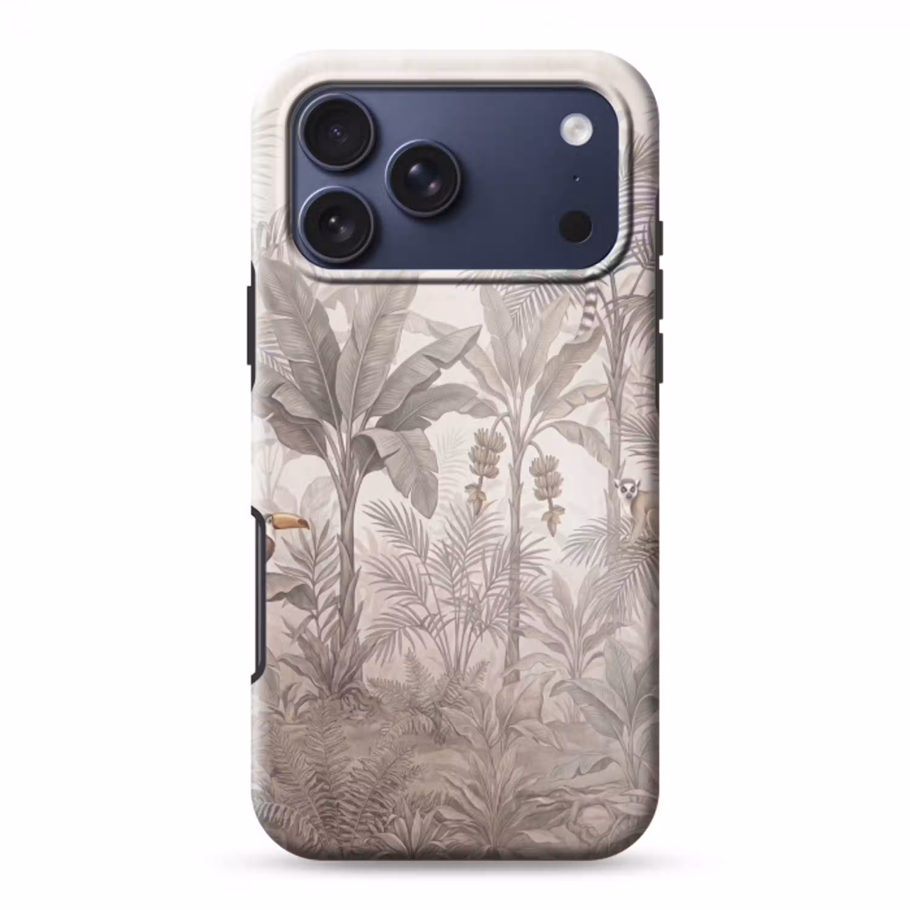 Natuur - Jungle - Ringstaartmaki - Bruin Toughcase MagSafe Apple iPhone 17 Pro Max klein -3d