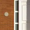 Zandkleur - Sierlijk Naambord Rond klein -sfeer3-rond-XS