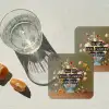 Bloem - Quote - Vintage - Art onderzetter kurk middel -sfeer4
