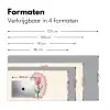 Tulp - Lijst - Ovaal - Illustratie Muismat XXL klein -sfeer5