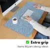 Golven - Ritmisch - Blauw Muismat XXL klein 681 -sfeer3