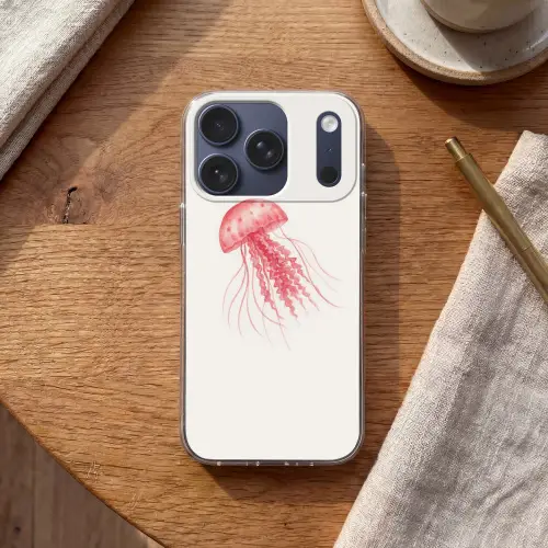 Kwal - Tentakels - Roze Telefoonhoesje iPhone 17 Pro klein -sfeer1