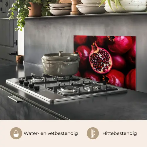 Granaatappel - Rood - Fruit keuken achterwand spatscherm klein -usp_NL