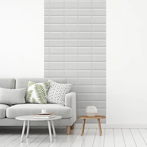 Metro - Tegels - Wit fotobehang vinyl groot 64 -woonkamer