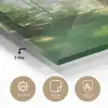 Natuur - Bomen - Bos - Groen - Zon - Gras - Planten plexiglas 5mm klein -sfeer2