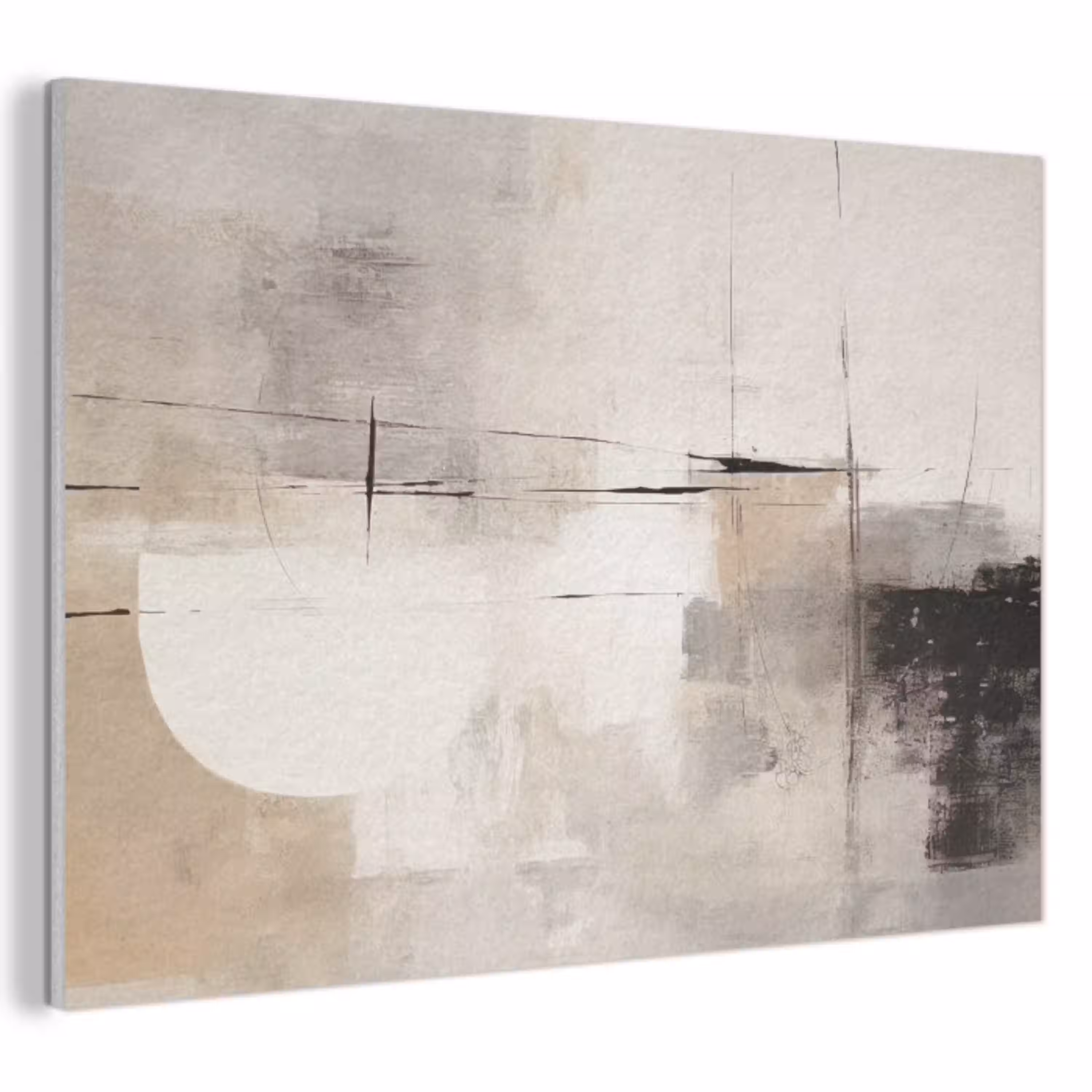Abstract - Kunst - Grijs PET vilt klein -3d