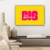 Dream big - Geel - Roze canvas 2cm klein -sfeer6