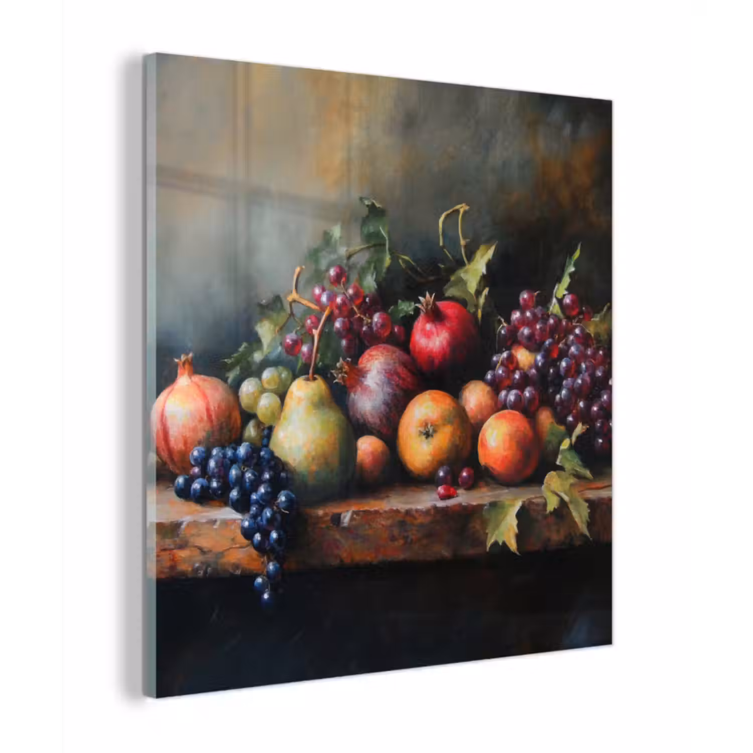 Glas schilderij - Rustiek - Stilleven - Fruit