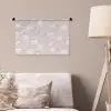 Bloemen - Getekend - Lavendel Wandkleed katoen klein 269 -sfeer4