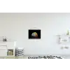 Taco - Vlees - Salade - Delftsblauw - Motief textielposter latten blank klein -kinderkamer
