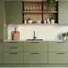 Vierkant - Tegels - Glans - Beige keuken achterwand 2 middel 871 -sfeer3