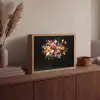 Vaas - Bloemen - Tulpen Light Box met batterij (Wandlamp) middel -sfeer2