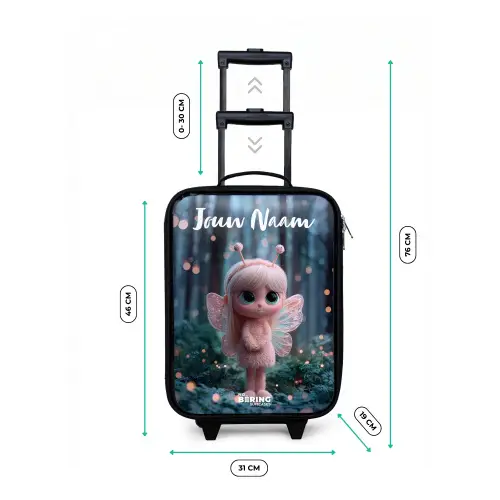 Fairy - Bos - Glitters Kinderkoffer - Zwart klein -productfoto_formaten