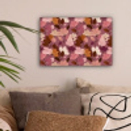 Bloem - Patroon - Roze canvas 2cm klein 34 -sfeer1