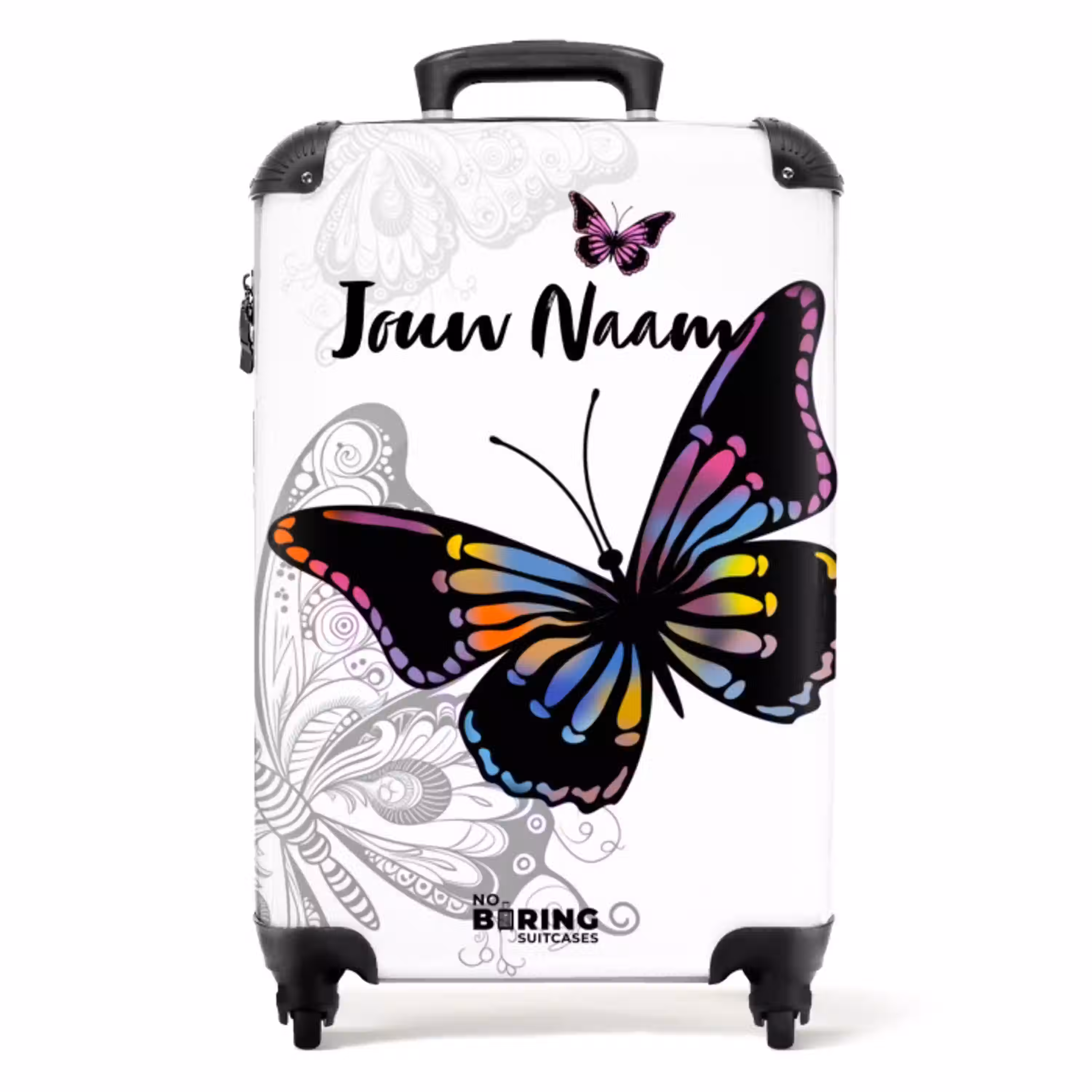 Petal papillon NBS - Handbagage koffer - Kinderen Unisex middel -productfoto_recht