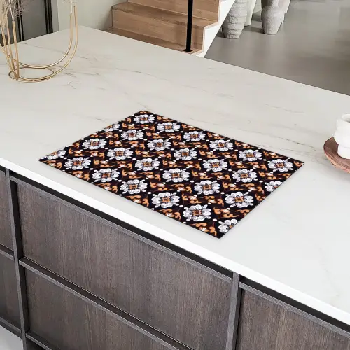 traditioneel - Element - Kleurrijk Inductie beschermer vinyl 3mm klein 276 -sfeer8