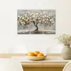 Boom - Abstract - Wit - Bloesem Canvas - Meerluiken 3 luik klein -sfeer4