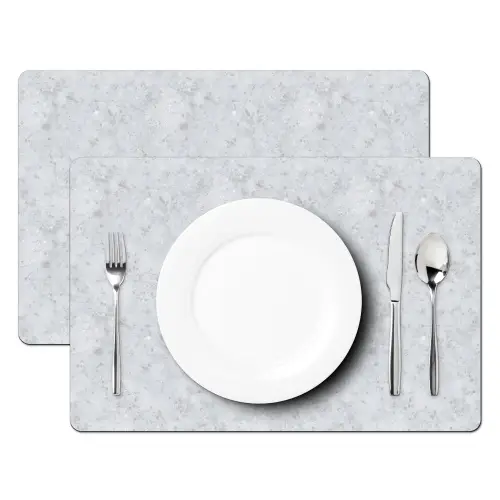 Grijs - Terrazzo-effect - Beton Placemat vinyl groot 368 -zzsfeer2_Kitchenyeah-website