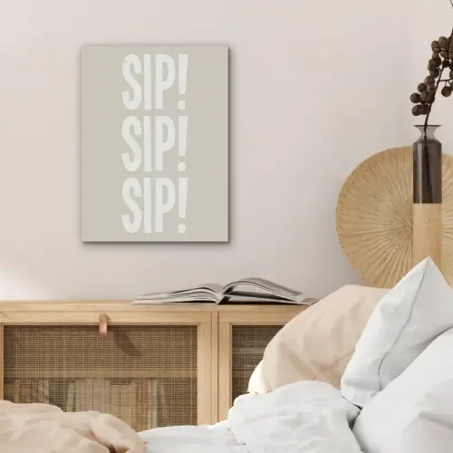 Vintage - Decoratie - Japandi - Wit PET vilt klein -sfeer3