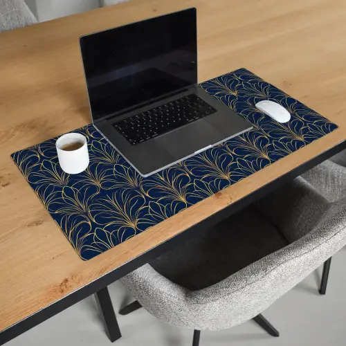 Deco - Waaier - Blauw Muismat XXL klein 681 -sfeer1