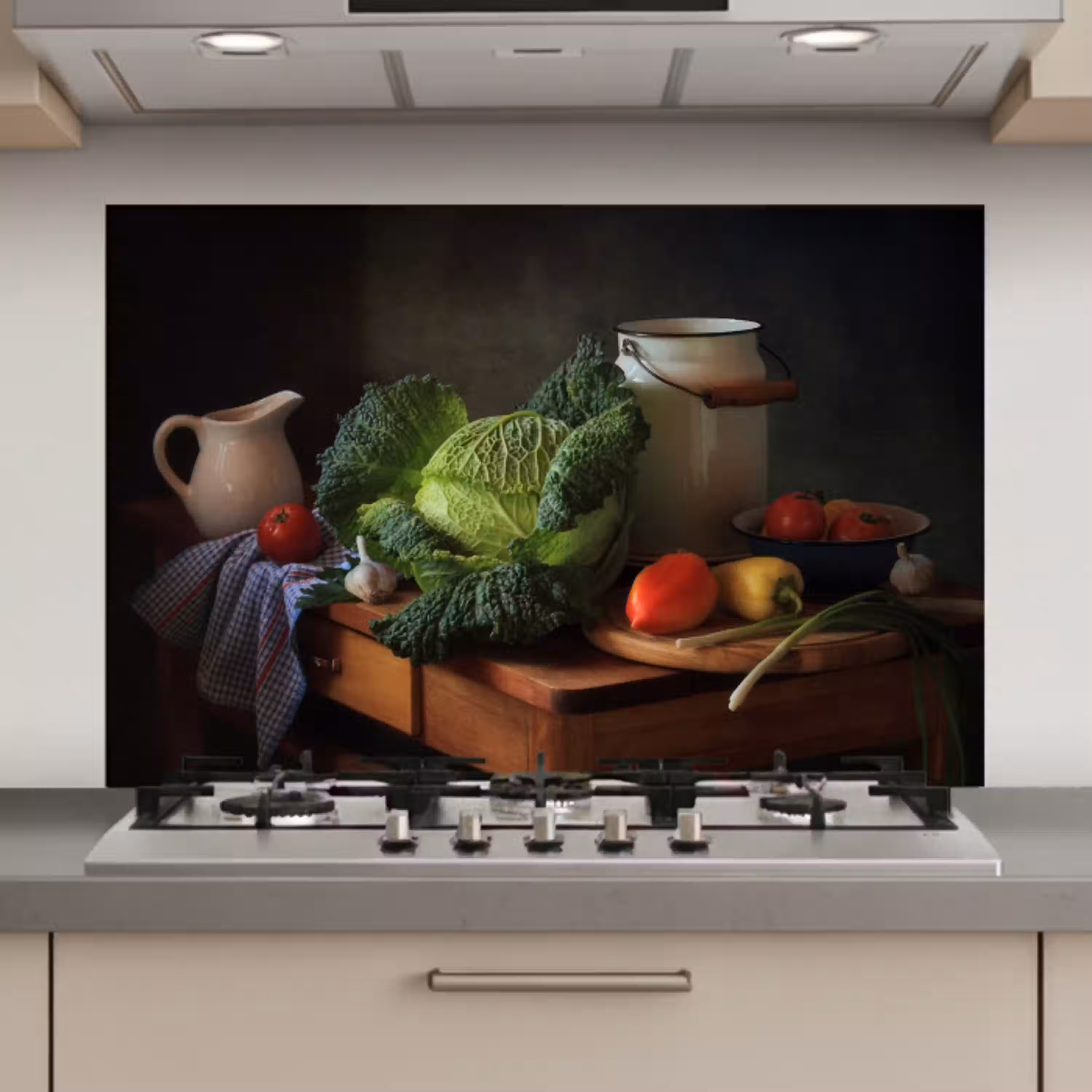 Stilleven - Groente - Kleuren keuken achterwand spatscherm klein -3d_website
