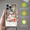 Sneeuwpop - Familie - Kleurrijk Hoesje iPhone 16 Pro Max met koord klein -sfeer2_NL