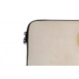 Aap - Maan - Goud laptophoes neopreen klein -detail