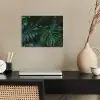 Monstera -  Inductie beschermer - Bladeren - Tropical - Afdekplaat voor kookplaat poster papier klein -sfeer1