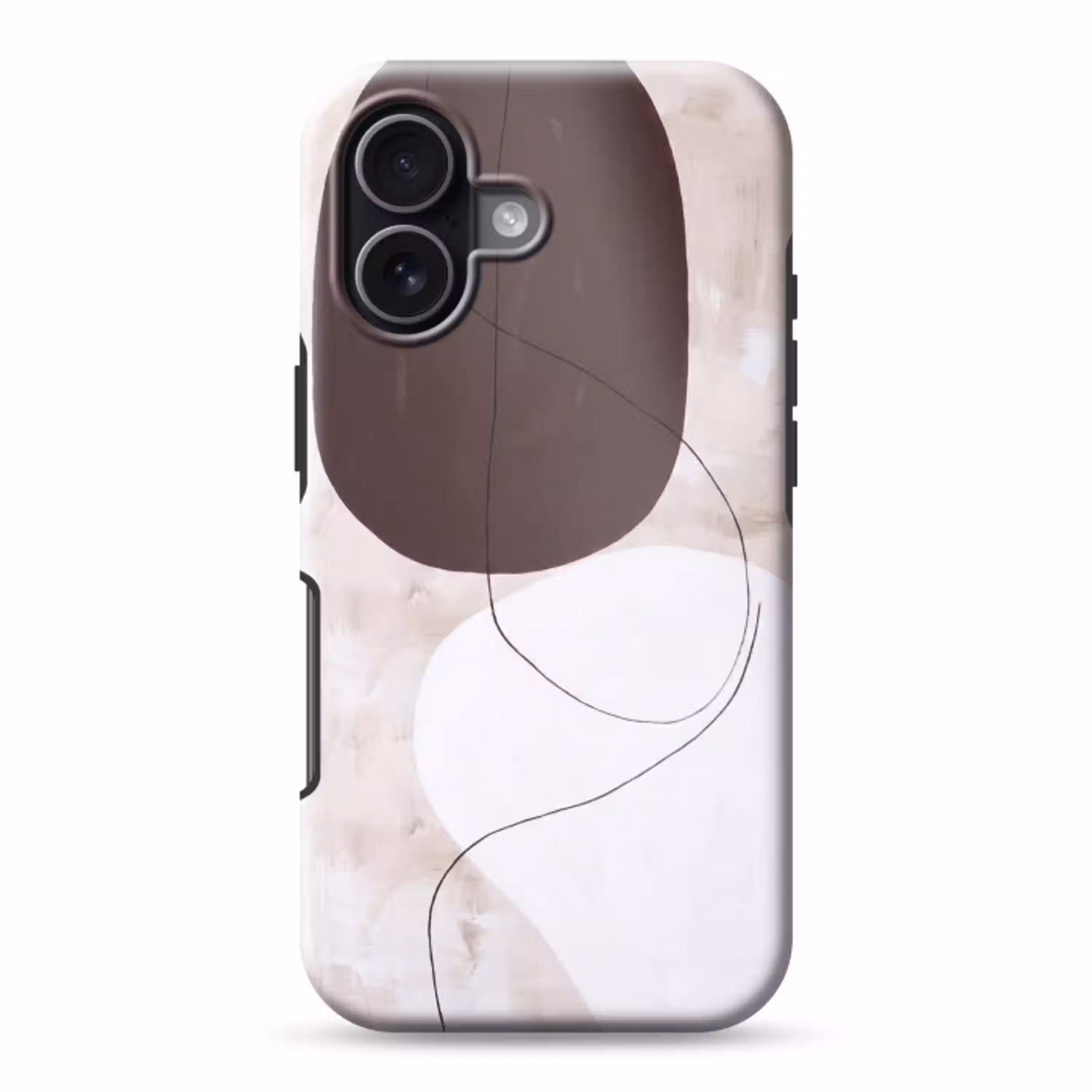Abstract - Vormen - Modern Toughcase MagSafe Apple iPhone 17 klein -3d
