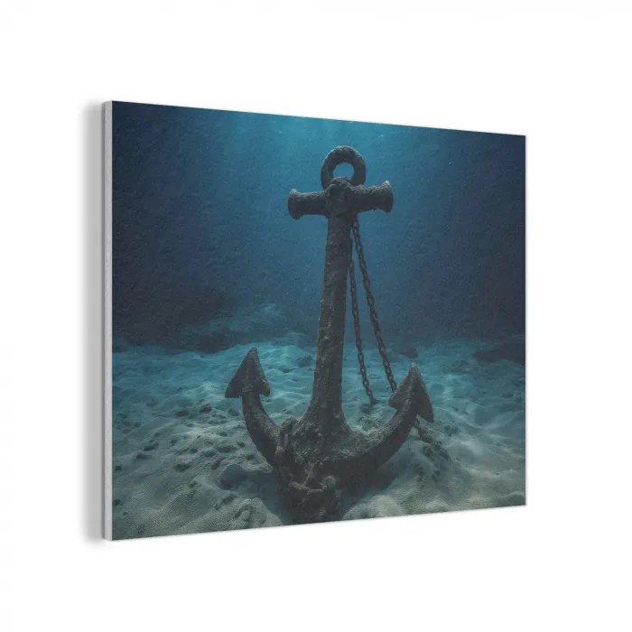 Anker - Ijzer - Zeebodem - Zand PET vilt klein -3d