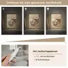 Kokosnoot - Water - Beige - Spetters Light Box met kabel (Tafellamp) klein -USP_dimbaarNL