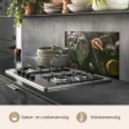 Bieslook - Keuken - Vijzel - Rustiek - Kruiden - Paars keuken achterwand spatscherm klein -usp_NL
