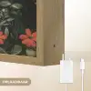 Moeder - Kind - Kleurrijk - Bloemen Light Box met batterij (Wandlamp) middel -USP_websiteoplaadbaarNL