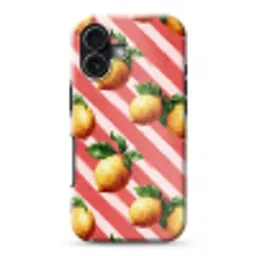 Citroen - Geïllustreerd - Oranje Toughcase MagSafe Apple iPhone 17 klein 1017 -3d