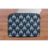 Modern - Patroon - Blauw laptophoes neopreen klein 279 -tafel