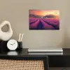 Lavendelveld - Quote - Zonsondergang poster papier klein -sfeer1