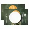 Plant - Bloemen - Wit Placemat vinyl groot -zzsfeer2_Kitchenyeah-website