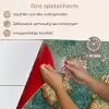 Wereldkaart - Gebroken tegels - Mozaïek keuken achterwand spatscherm klein -spatscherm_NL