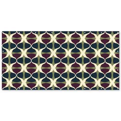 Abstract - Retro - Kleurrijk Balkonbeschermer Duitsland klein 596 -zz_3d