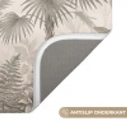 Jungle - Banenboom - Kolibrie - Beige Badmat klein -USP_AntislipNL