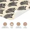 Waaiers - Botanisch - Zwart - Beige deurposter klein 289 -tcloseup_DE